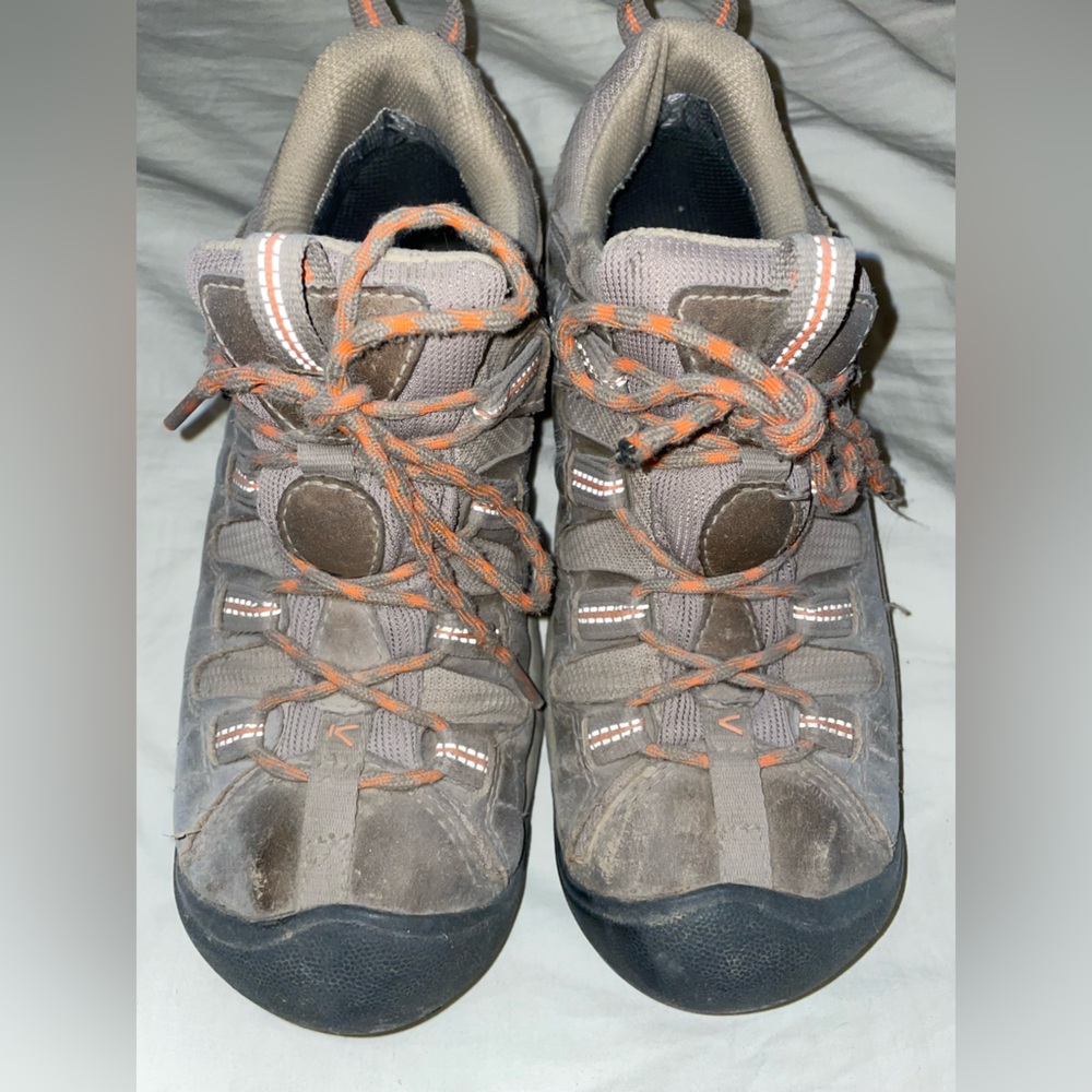 Keen Tan and Orange Outdoor Shoes